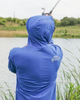 Fox RageTričko s Dlouhým Rukávem a Kapucí Blue Hooded T (12)