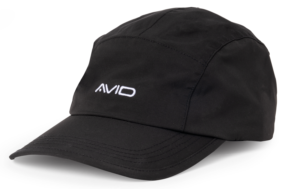 Avid carp kšiltovka stealth black waterproof 5-panel cap