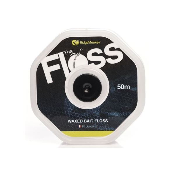 RidgeMonkey Šňůrka The Floss Waxed Bait Floss 50 m