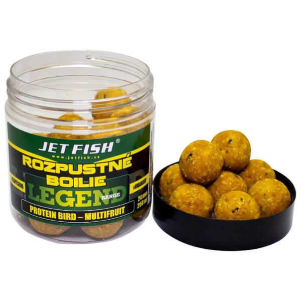 Jet Fish Rozpustné Boilie Legend Range Protein Bird Multifruit 250 ml