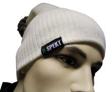 R-SPEKT Kulich pompom DUO beanie style smetanový (2)