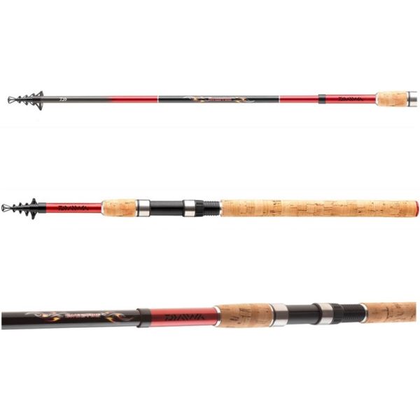 Daiwa Prut Sweepfire Tele Spin 1,9 m 3-15 g 5 Dílů