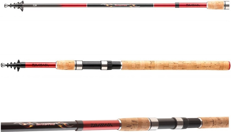 Daiwa prut sweepfire tele spin 2,4 m 15-50 g 6 dílů
