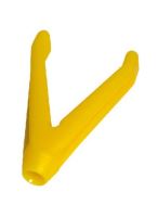 Daemons Rohatinka Plastová Žlutá Otvor 5 mm Přední