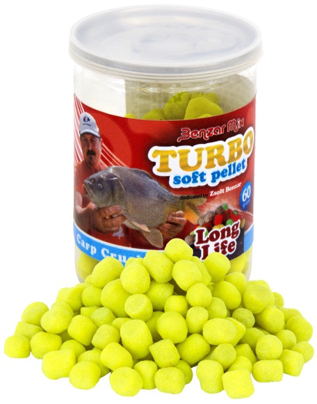 Benzar mix turbo soft pellet long life 60 g - kapr-karas