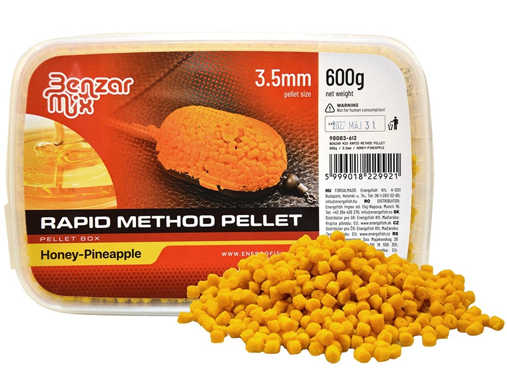 Benzar mix pelety rapid method pellet 3,5 mm 600 g - med ananas