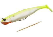 Savage Gear Gumová Nástraha Minnow Sinking Green Silver (1)