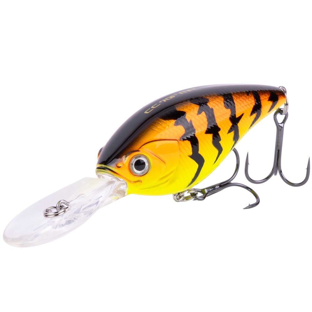 Levně Shimano wobler lure yasei cover crank floating mr orange tiger 7 cm 17 g