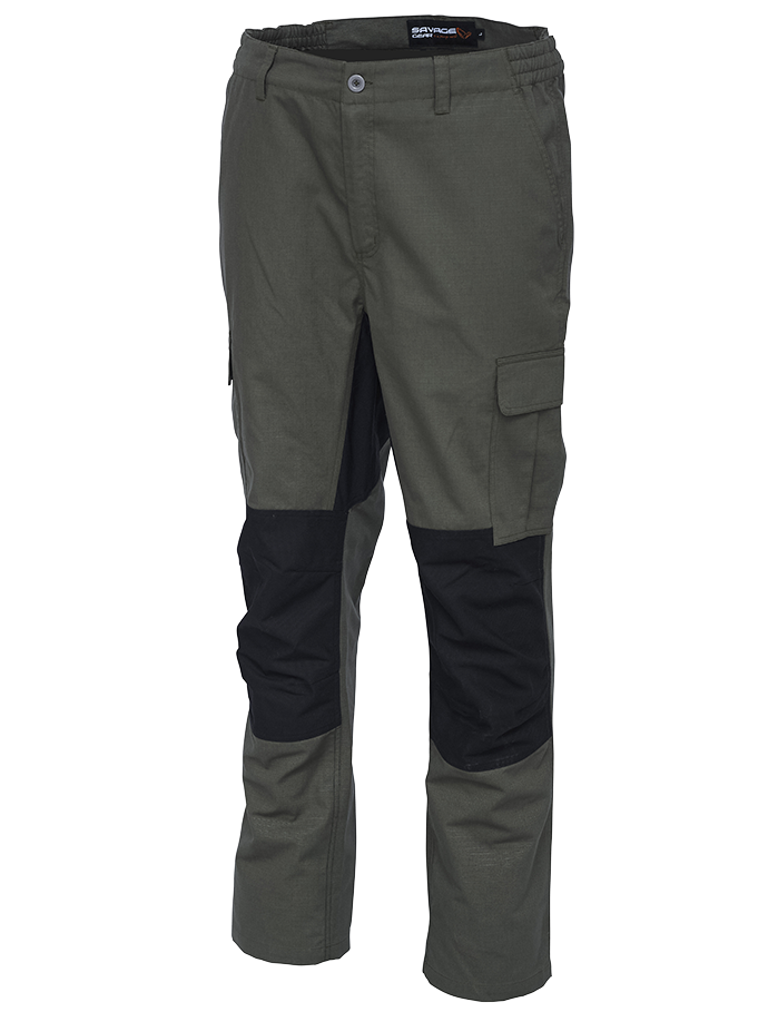 Savage gear kalhoty fighter trousers olive night - s