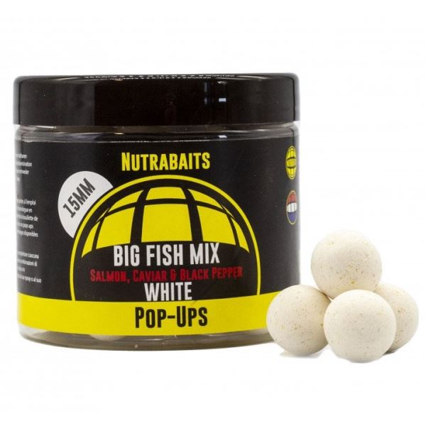 Nutrabaits Pop-up Big Fish Mix (Salmon Caviar Black Pepper) 15 mm