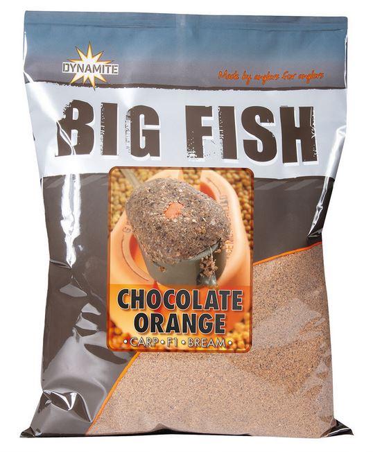 Levně Dynamite baits vnadící směs baits groundbait big fish river chocolate orange 1,8 kg