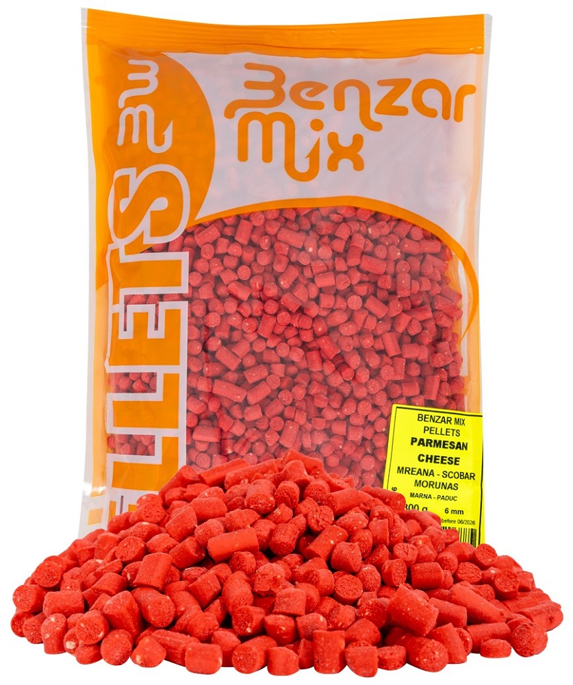 Levně Benzar mix pelety parmezán 6 mm 800 g