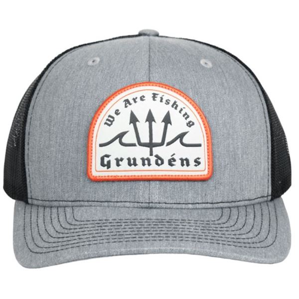 Grundéns Kšiltovka Poseidon Trucker - Heather Grey/Black