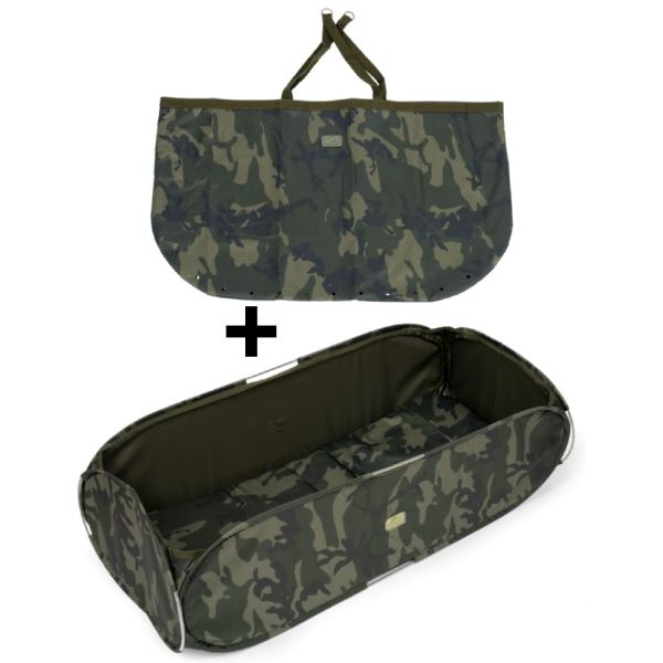 Korum Podložka Camo Fast Mat + Vážící Sak Camo Compact Weigh Sling