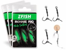 Zfish Návazec Ronnie Rig 3 ks - Velikost Háčku 6