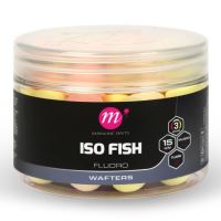 Mainline Balanced Boilie Fluoro Wafters Pink Yellow White 15 mm - ISO Fish