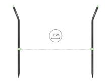 Delphin Distanční Tyče RangeX Bend 3,5 m (2)