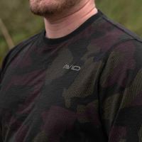 Avid Carp Triko s Dlouhým Rukávem Distortion Camo Lite T-Shirt Long Sleeve (5)