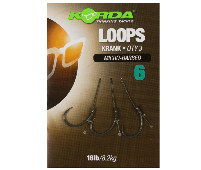 Korda hotové návazce loop rigs krank micro barbed 8,2 kg-háček 4