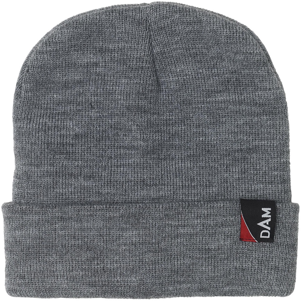 Dam čepice classic fold up beanie one size grey melange