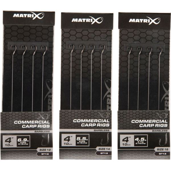 Matrix Návazec X1 Commercial Carp Rigs 10 cm