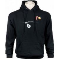 Carp´R´Us Mikina Mouthsnagger Černá Carp´R´Us Mikina Mouthsnagger Černá