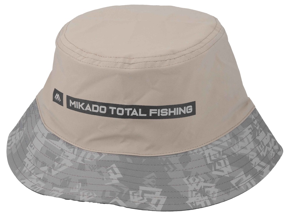 Mikado klobouk bucket hat oboustranný s upf filtrem šedý