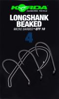 Korda Háčky Longshank Beaked Barbed 10 ks - Velikost 4