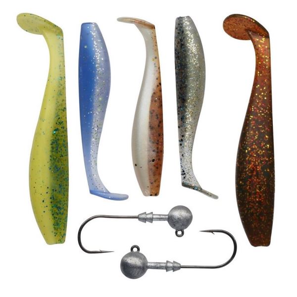 Abu Garcia Set Gumových Nástrah Starter Pack Zander - Candát