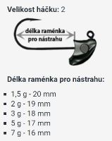 RedBass Jigová Hlavička Neváznoucí StandUp Pro Sickle 5 ks 2 (2)