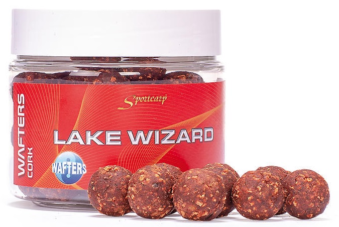 Levně Sportcarp boilie neutrálně vyvážené nástrahy wafters cork 300 ml 18 mm-lake wizard