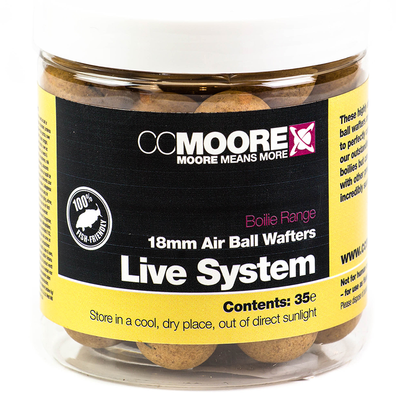 Cc moore neutrálně vyvážené boilie air ball live system 18 mm 35 ks