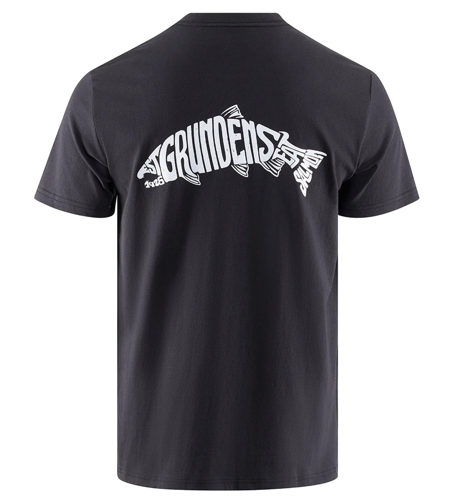Grundéns tričko eat your words hd pocket tee salmon graphic black - xl