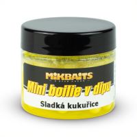 Mikbaits Mini Boilie V Dipu 6-8 mm 50 ml-Sladká kukuřice