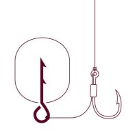 Delphin Nástrahový Osten Stinger Černý 10 ks (1)