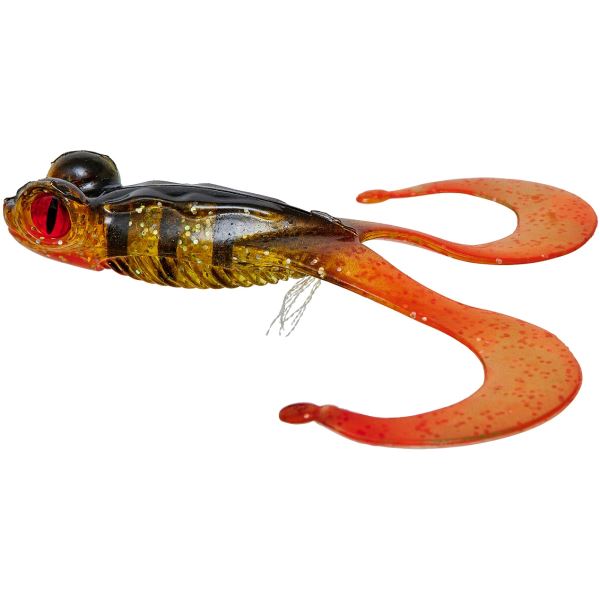 Gunki Gumová Nástraha Bull Frog Ghost Stripe Frog 13 cm