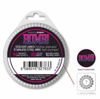Delphin Ocelové Lanko Bomb! S Krimp. Svorkami 7 Vláken 10 m (1)