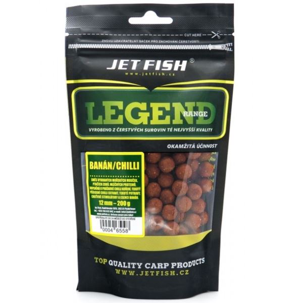 Jet Fish Boilie Legend Range Banán Chilli