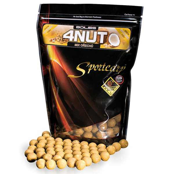 Sportcarp boilies 4nut coconut bomb-1 kg 20 mm
