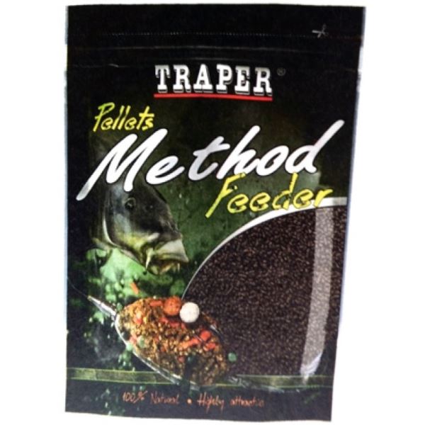 Traper Pelety Method Feeder Halibut Černý 500 g