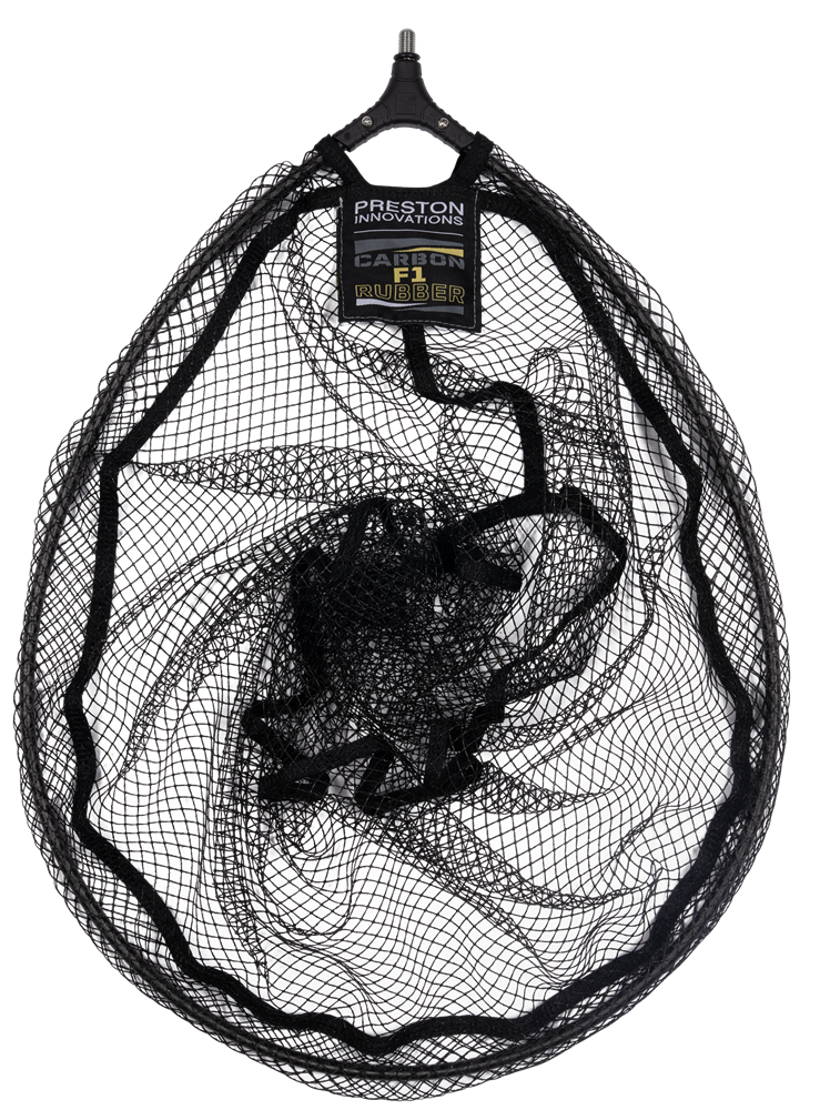 Preston innovations podběráková hlava carbon f1 latex landing net - 18" 45 cm