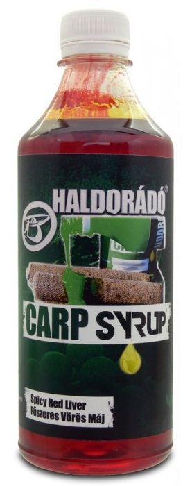 Haldorádó booster carp syrup 500 ml - pikantní červená játra