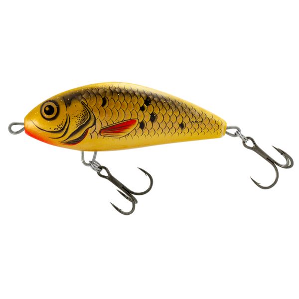 Salmo Wobler Fatso Floating Bleeding Golden Bait 12 cm