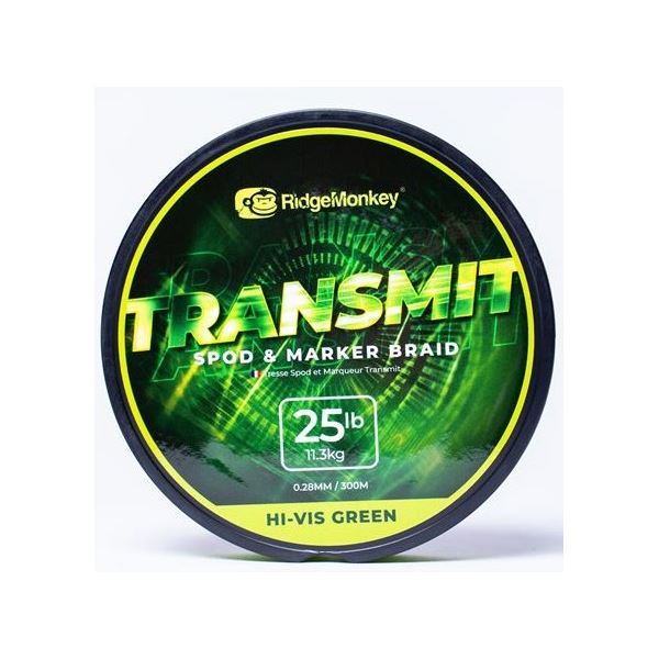 RidgeMonkey Šňůra RM-Tec Transmit Spod And Marker Braid 0,28 mm 25 lb 300 m