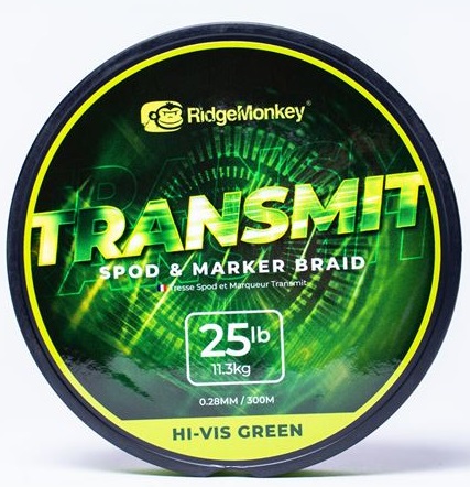 Ridgemonkey šňůra rm-tec transmit spod and marker braid 0,28 mm 25 lb 300 m