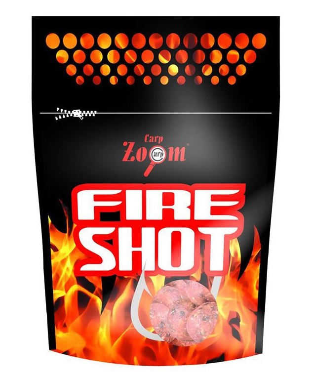 Levně Carp zoom boilie fire shot 16 mm 120 g - monster krab mušle