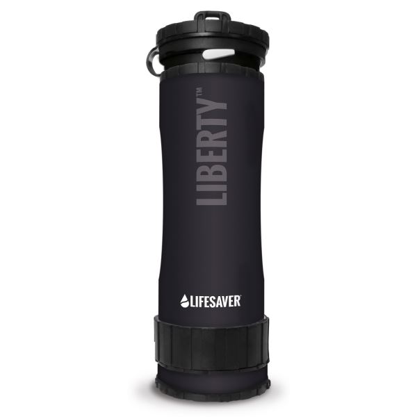 Lifesaver Filtrační Lahev na Vodu Liberty 400 ml Černá