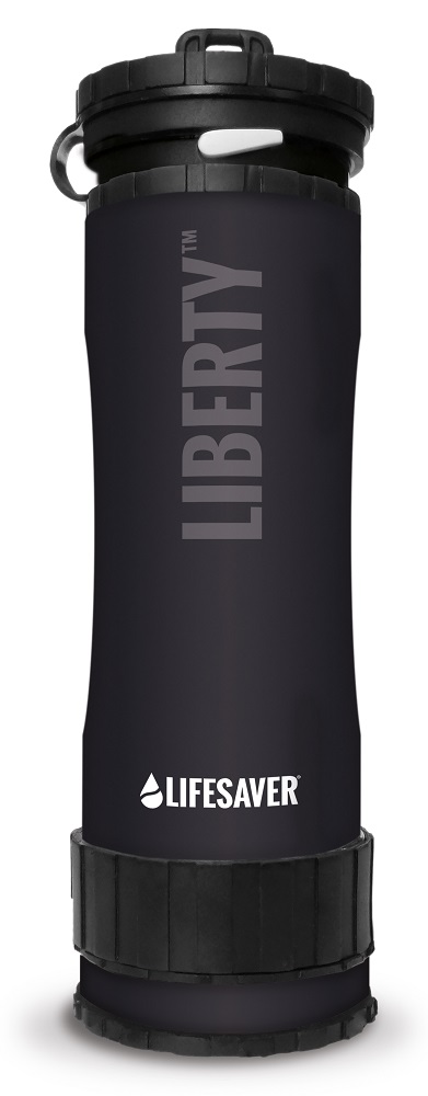 Levně Lifesaver filtrační lahev na vodu liberty 400 ml černá