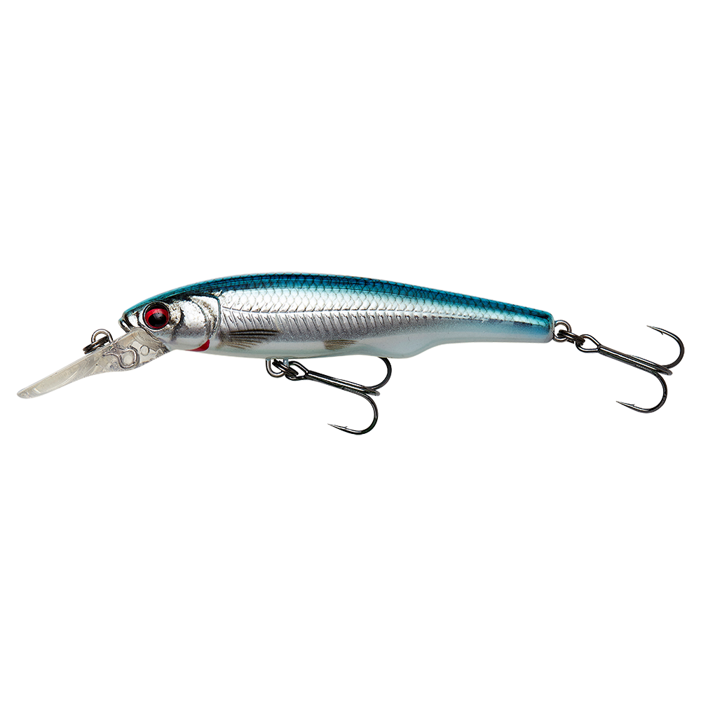 Levně Savage gear wobler gravity twitch mr suspending blue chrome - 6,7 cm 7 g