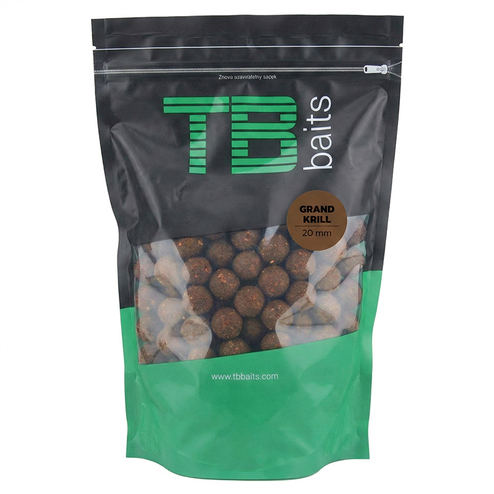Levně Tb baits boilie grand krill - 2,5 kg 20 mm